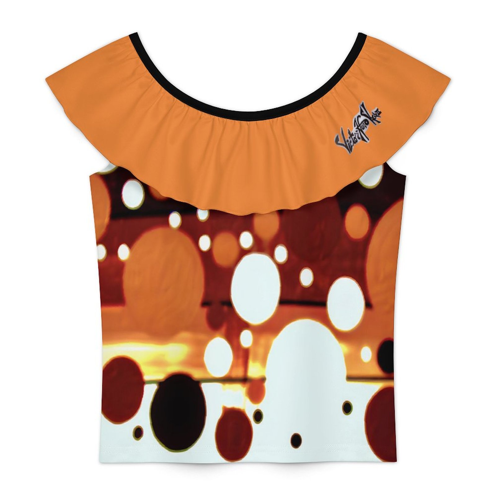 "Beautiful" Children's Ruffled T-Shirt - Image 3