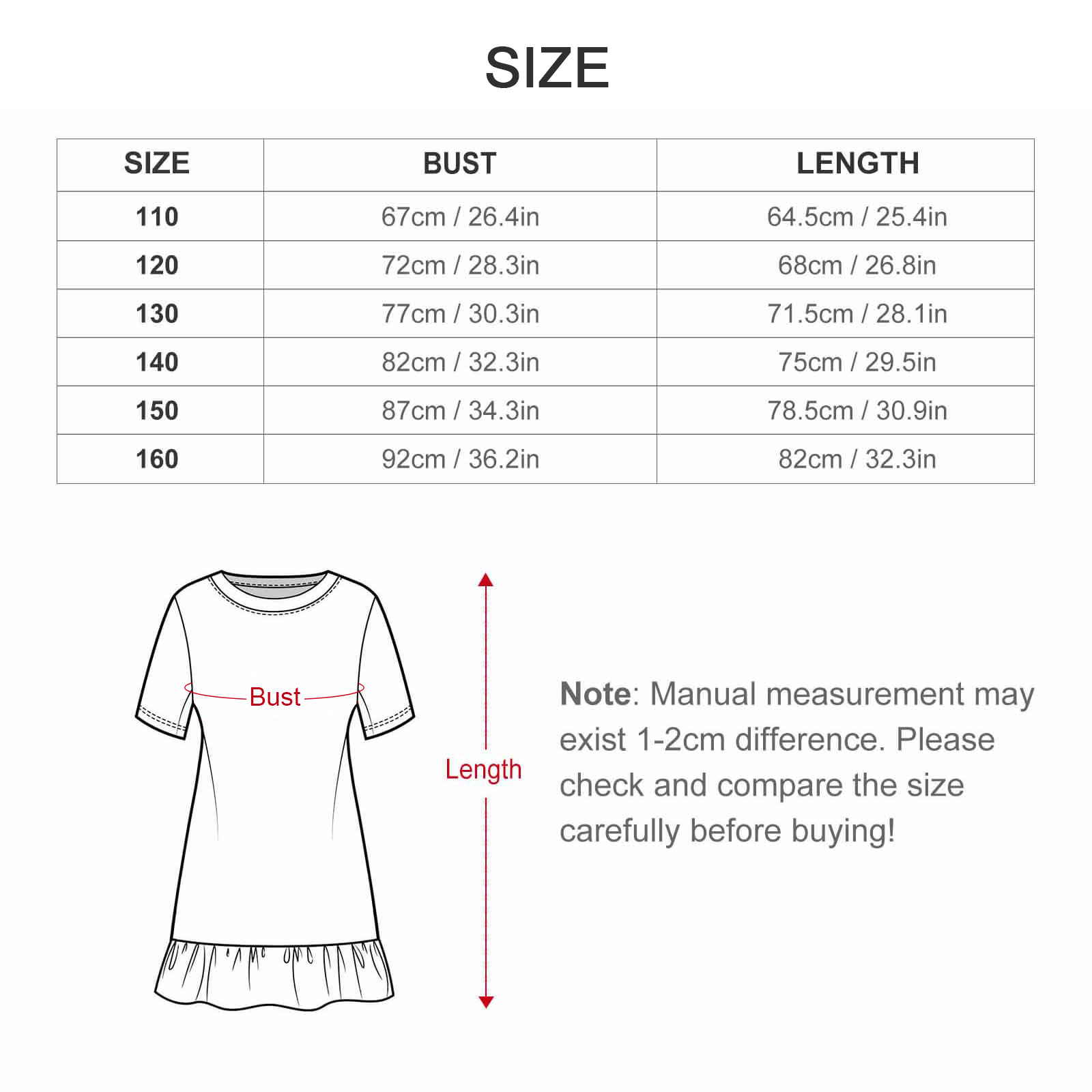 "Eye On You" Girls' Short Sleeve Dress - Image 4