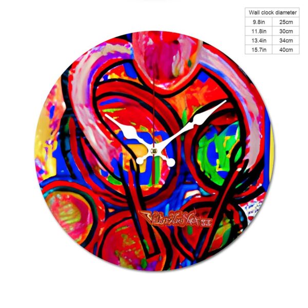 "The Drummer" Wooden Wall Clock without Scale