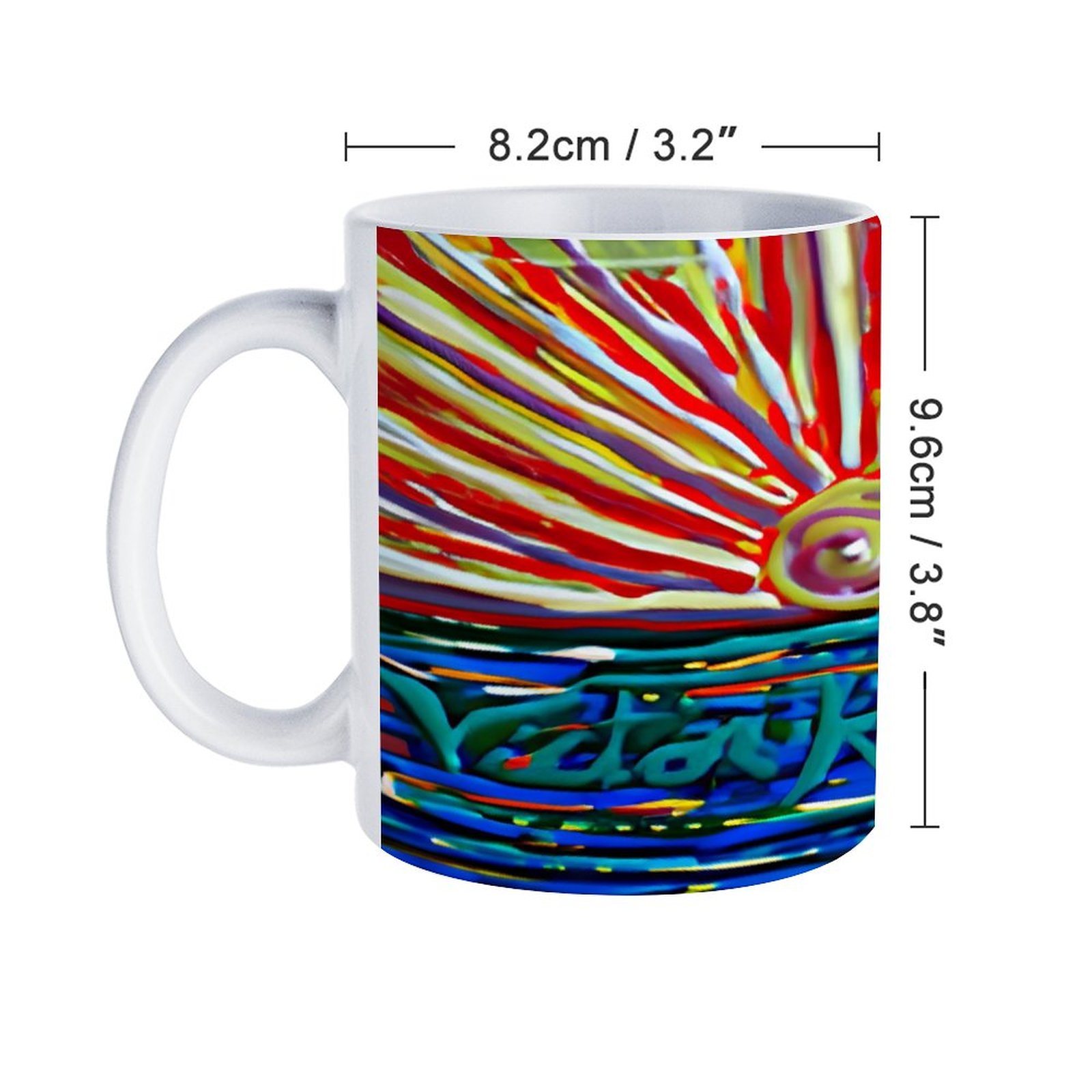 "Sunrise" 11oz White Mug - Image 2