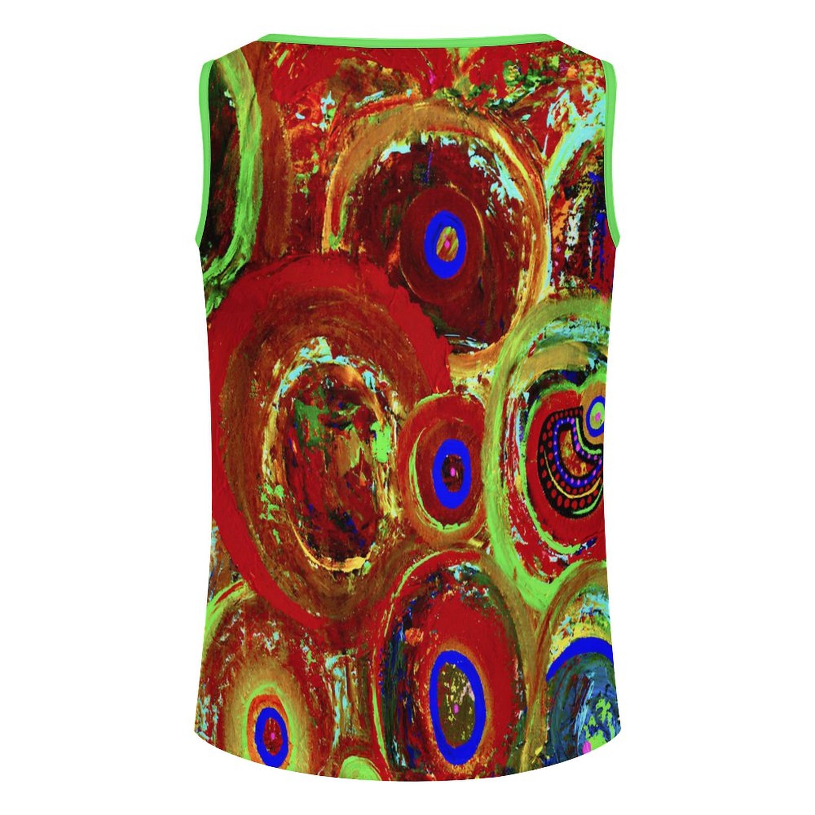 "Circles" Women's Button Up Vest - Image 5
