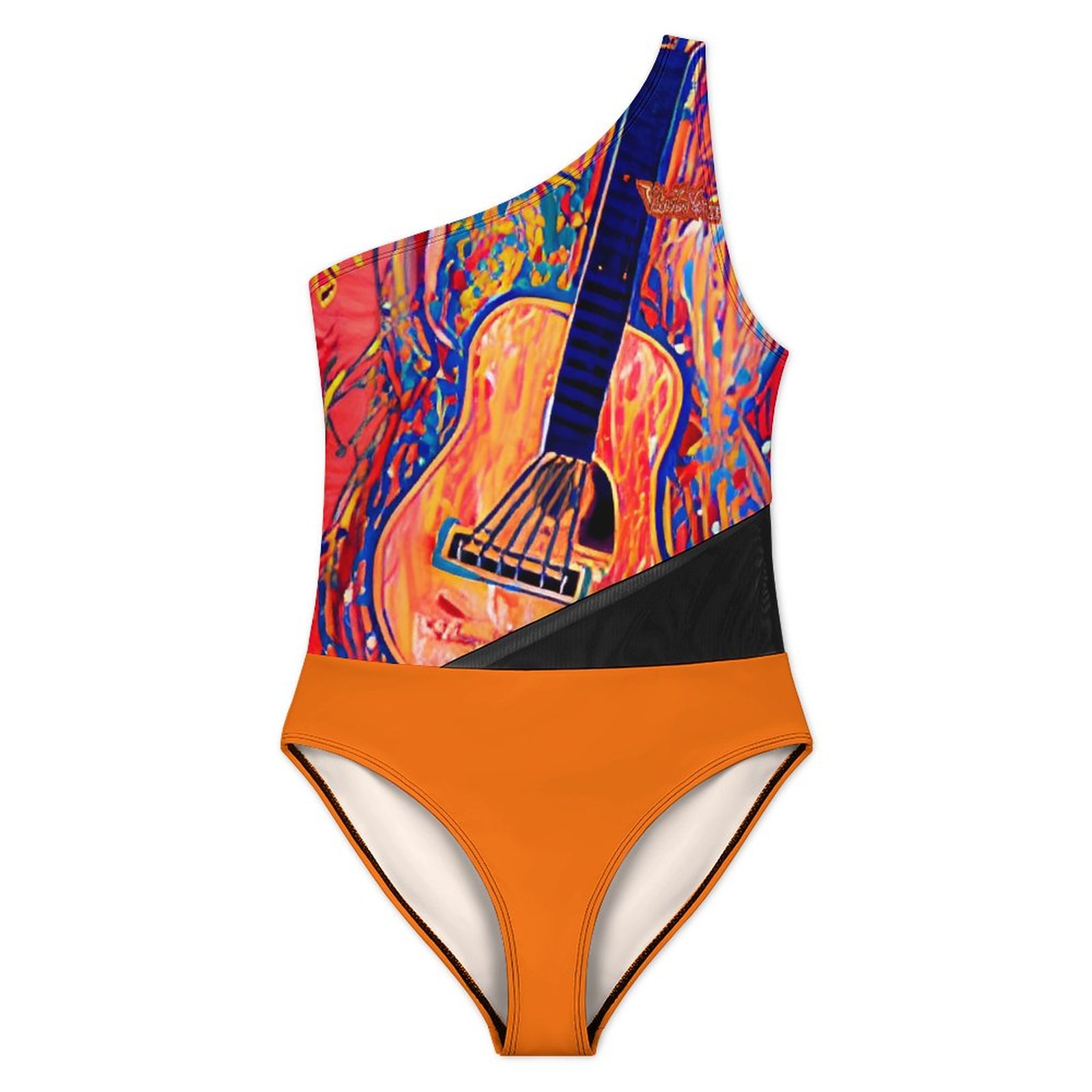 "Flamenco" Mesh One-Piece Swimsuit - Image 4