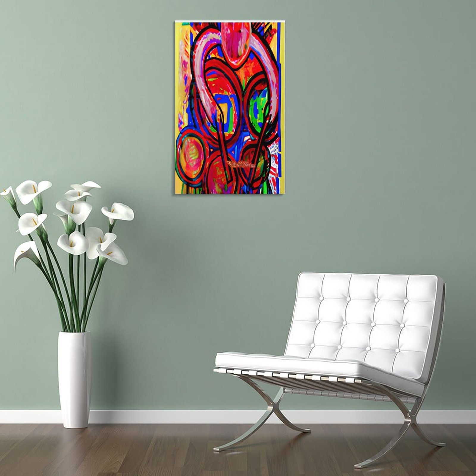 Drummer" Framed Wooden Poster Hanging (Vertical 2:3)-8x12 inch - Image 4