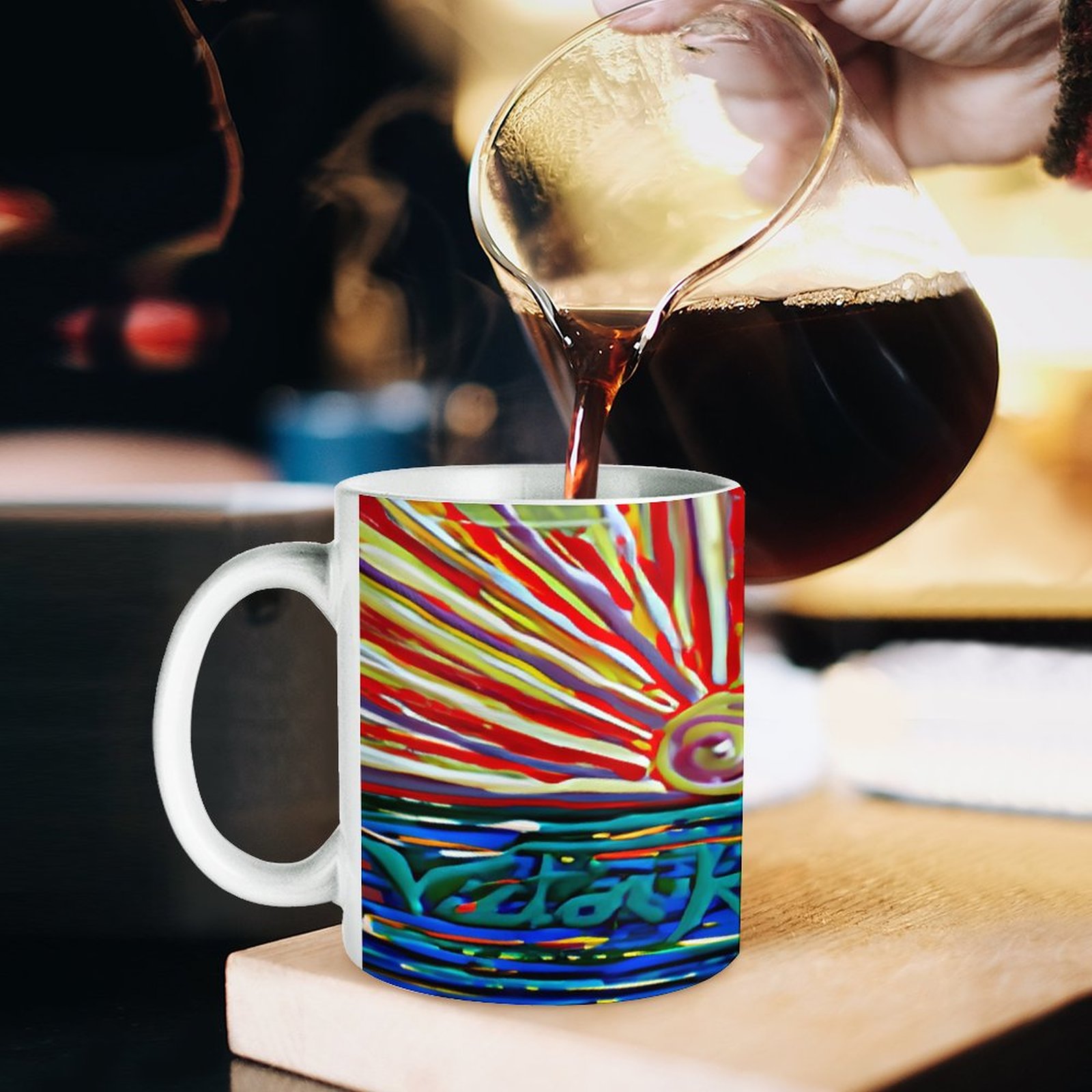 "Sunrise" 11oz White Mug