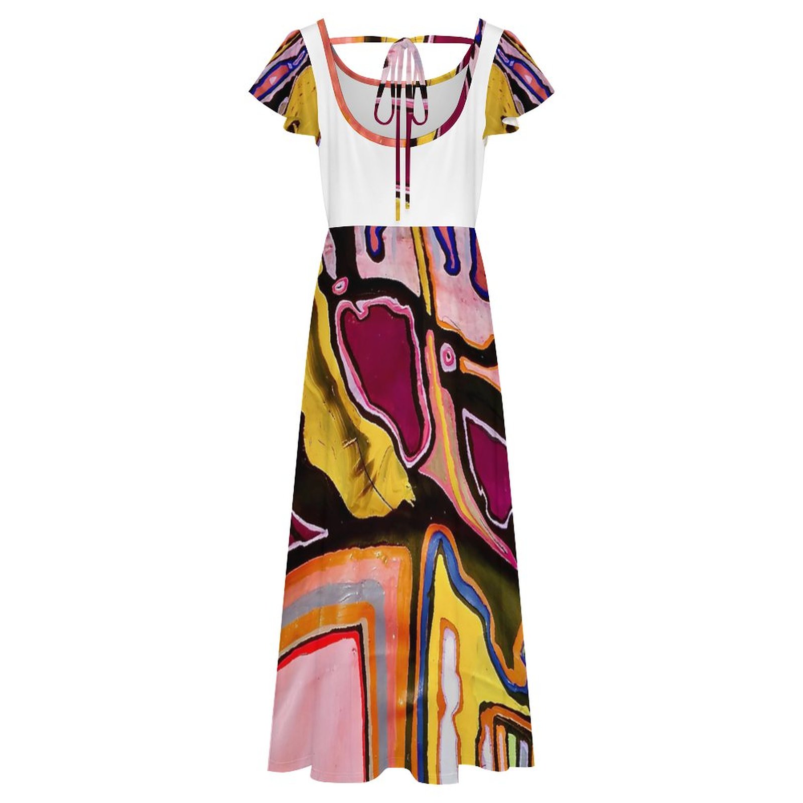 "Love Story" Flared Slit Dress - Image 6