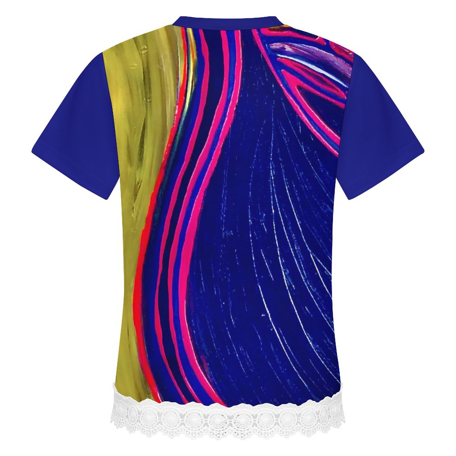 "Divine Pink" Children's Lace T-Shirt - Image 5