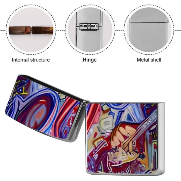 "Rock Star" Lighter Box with Dual-sided Printing