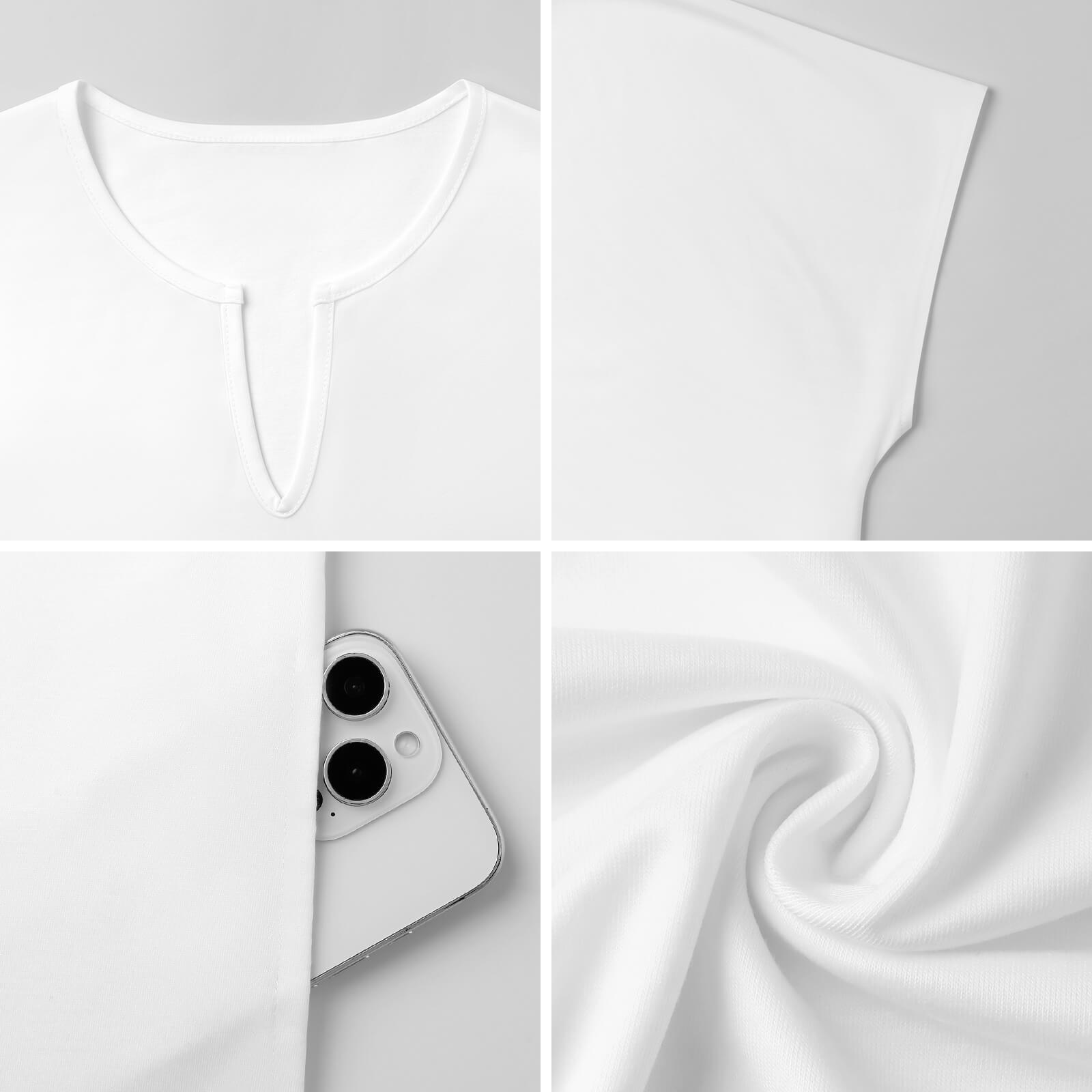 "Summer Swirl" Women's Casual V Neck Dress - Image 5