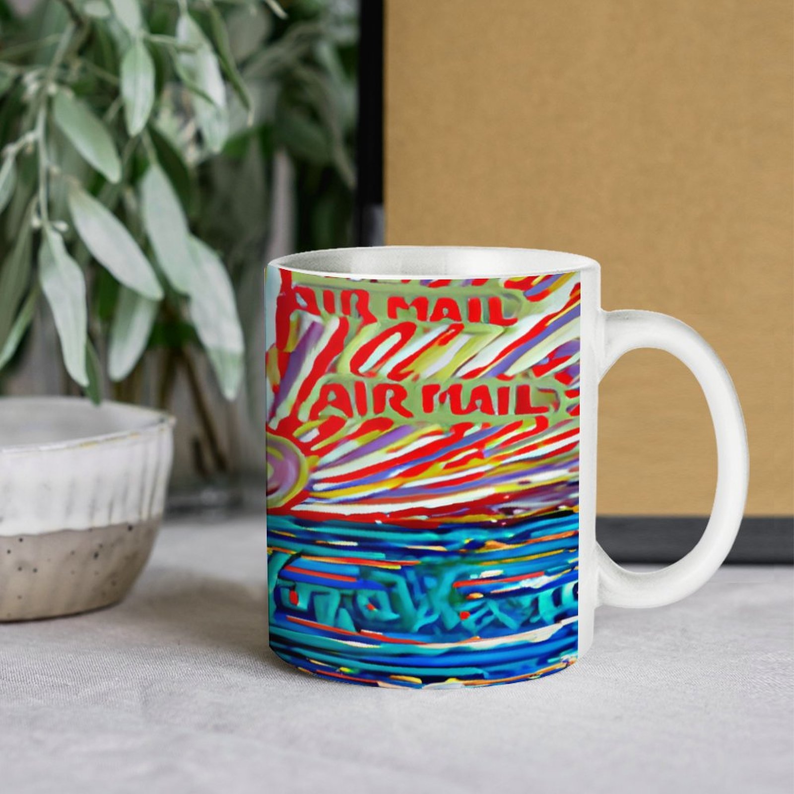 "Sunrise" 11oz White Mug - Image 4