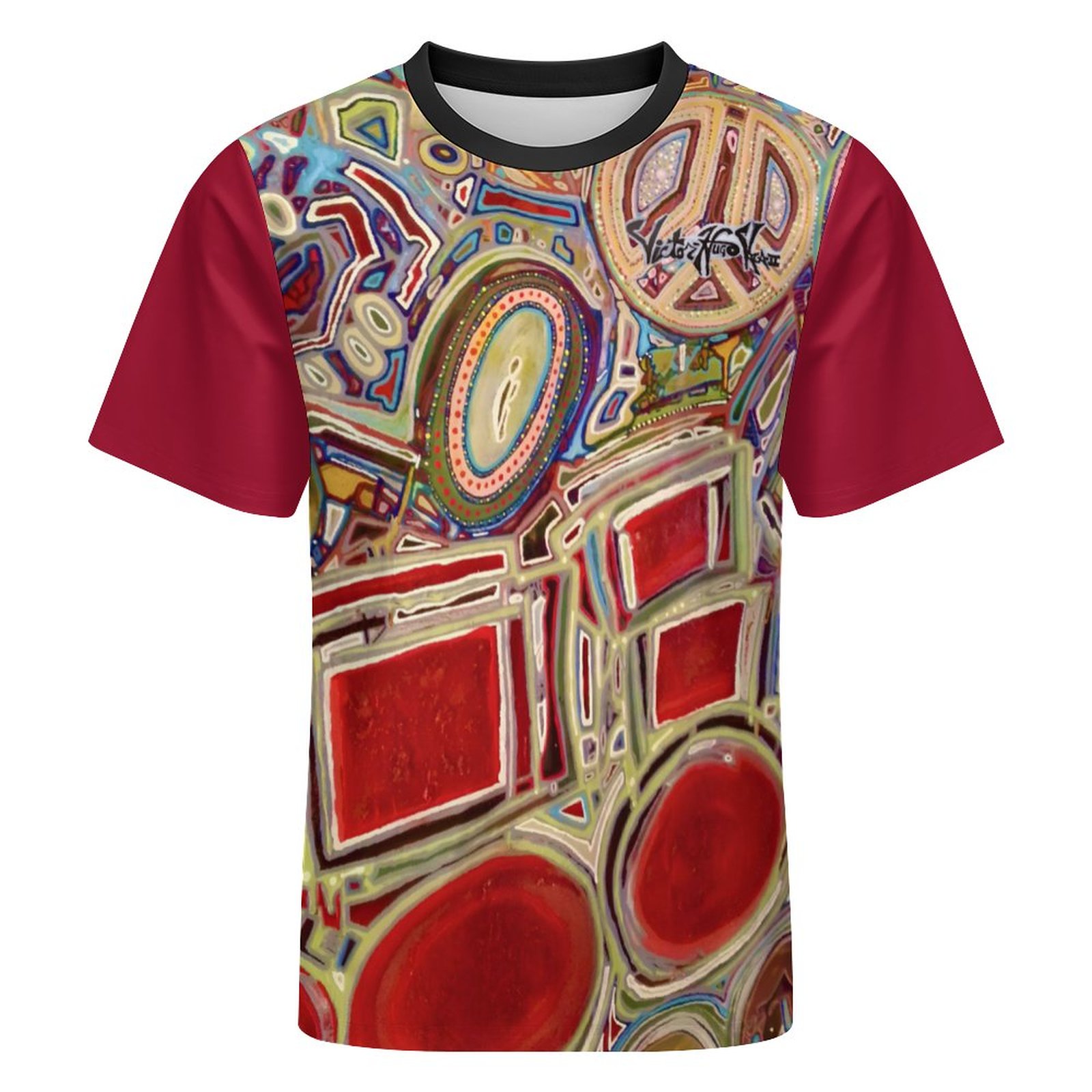 "Red Dream" Men's Casual T-Shirt - Image 3