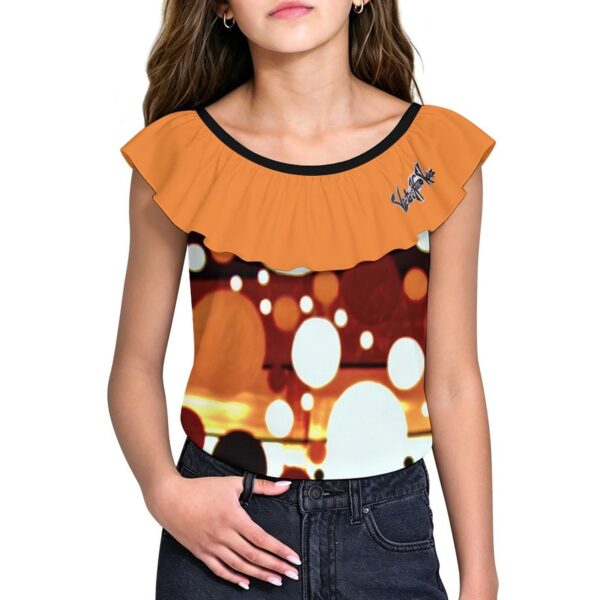 "Beautiful" Children's Ruffled T-Shirt