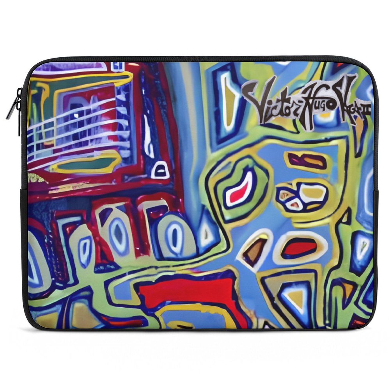 "Green Mosaic" Laptop Case - Image 2
