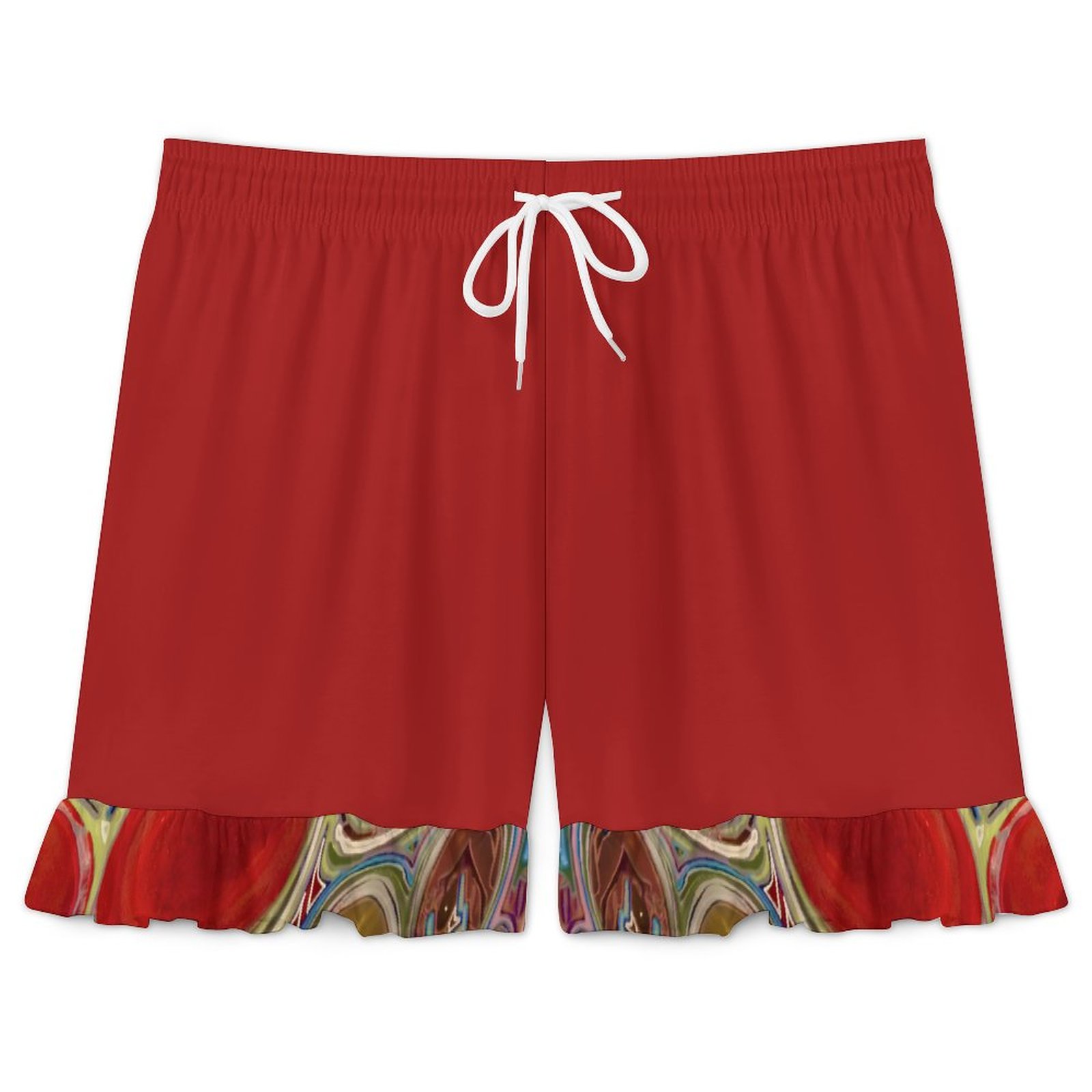 "Red Dream" Ruffled Pajama Set - Image 3