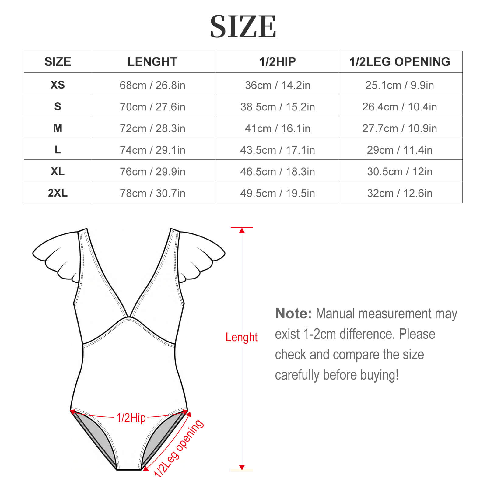 "Pretty Women" V Neck Flutter Sleeve One Piece Swimsuit - Image 5
