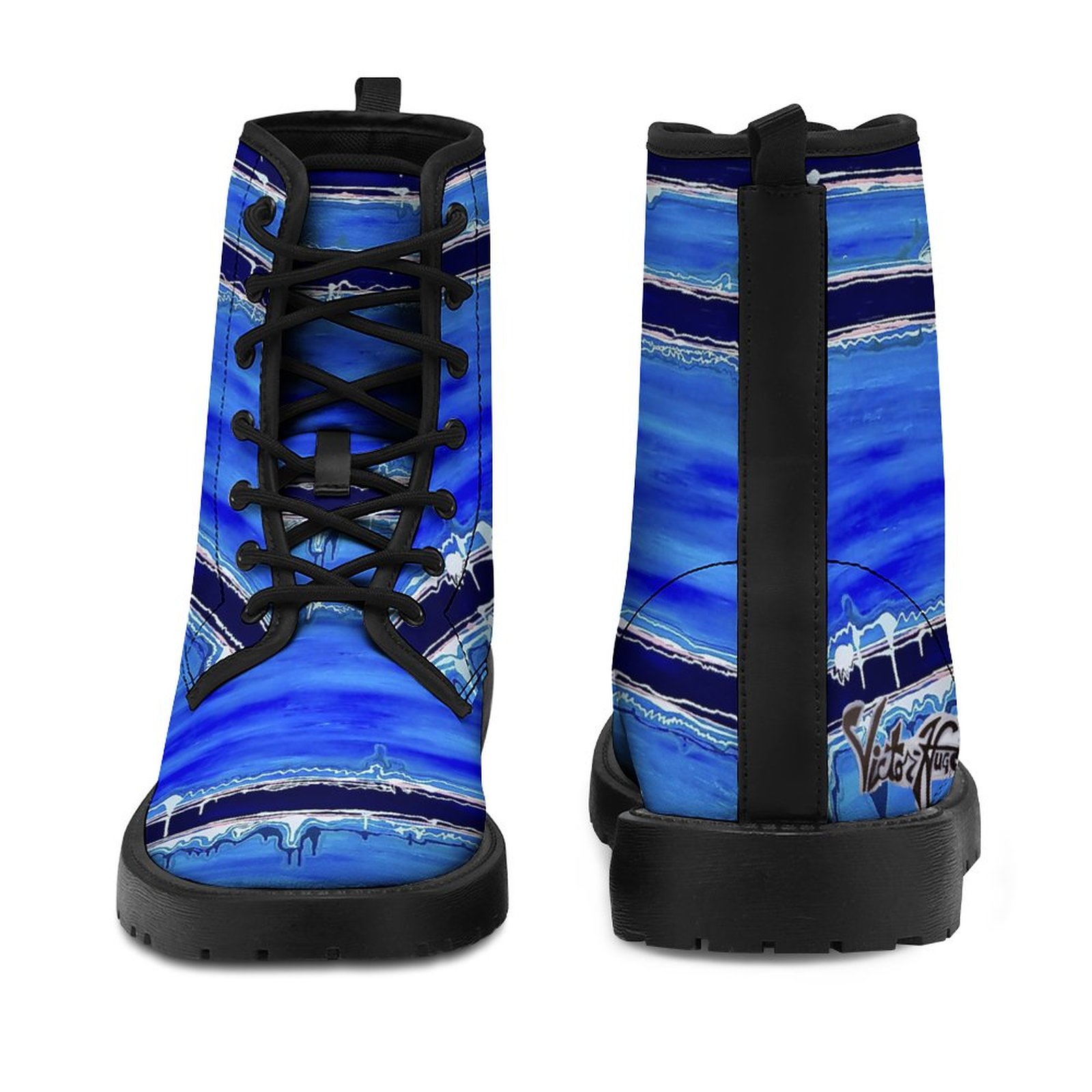 "Cool Water" Unisex Martin Boots - Image 4