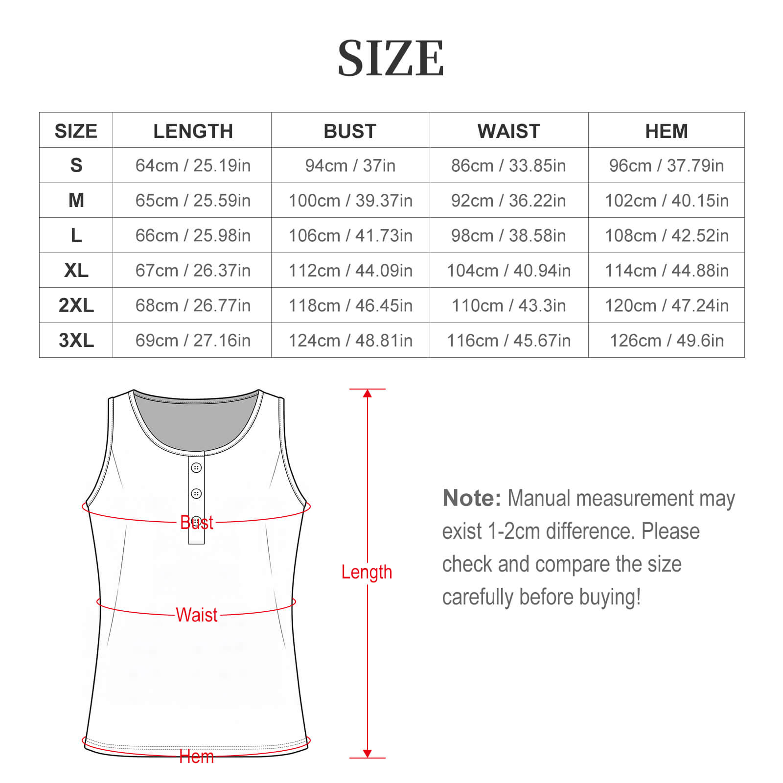 "Circles" Women's Button Up Vest - Image 6