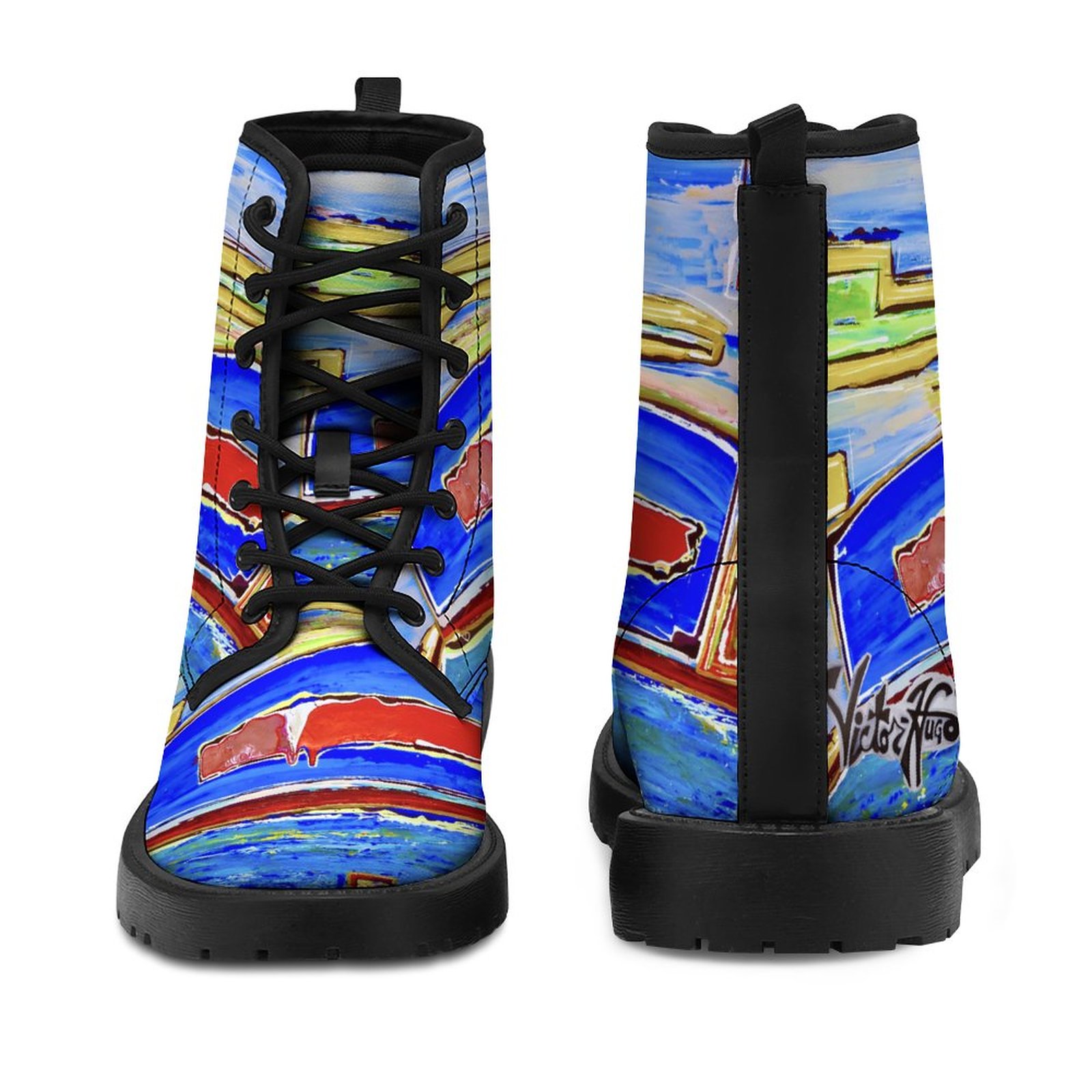 "Flying High" Unisex Martin Boots - Image 4