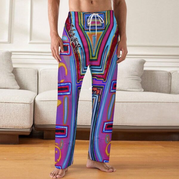 "Lavender Dream" Cotton Loose Lounge wear Pants for Men