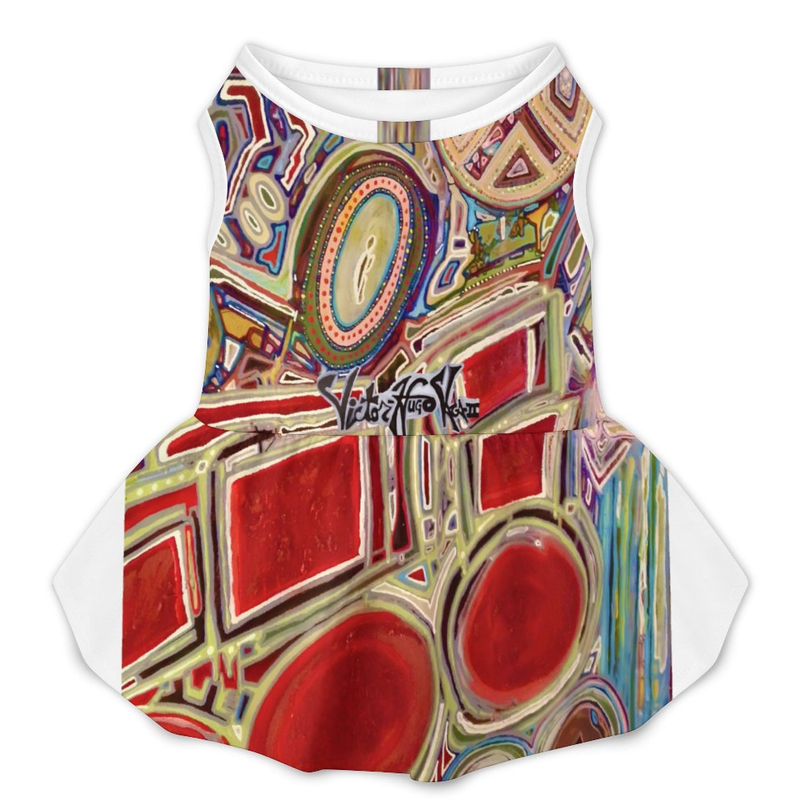 "Red Dream" Pet Ruffle Dress - Image 6
