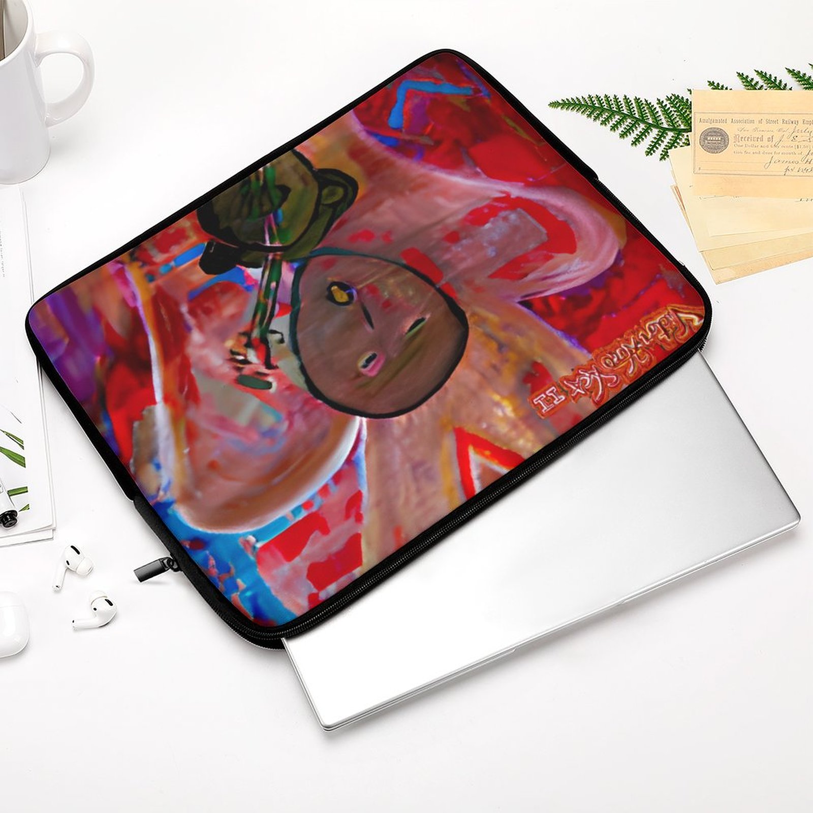 "Singing For Love" Laptop Case - Image 5