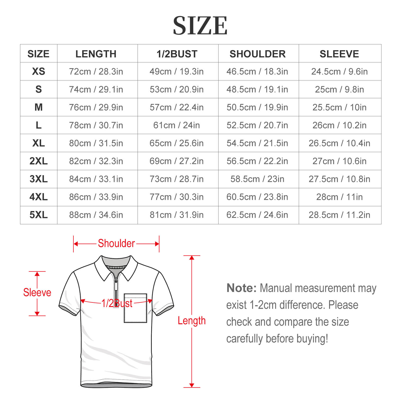 "Red Sand Beach" Half Zip Shirt with One Pocket - Image 4