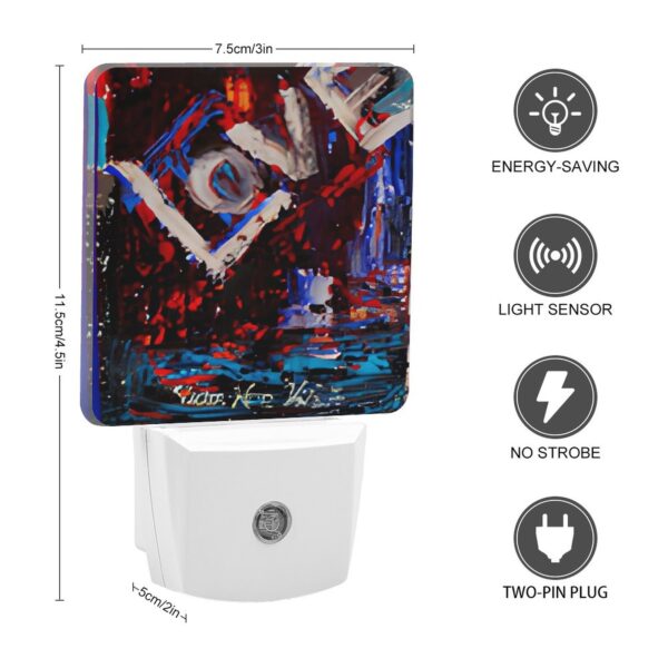 "Love" Night Light-4.5"x3"x2"/11.2x7.5x5cm