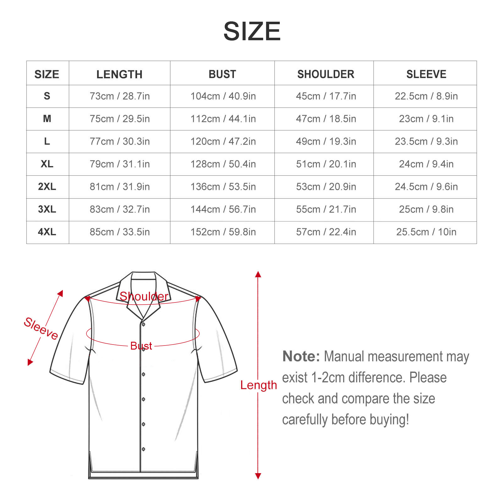 "Stars And Stripes" Men's Short Sleeve Hawaiian Print Shirt with Cuban Collar - Image 6