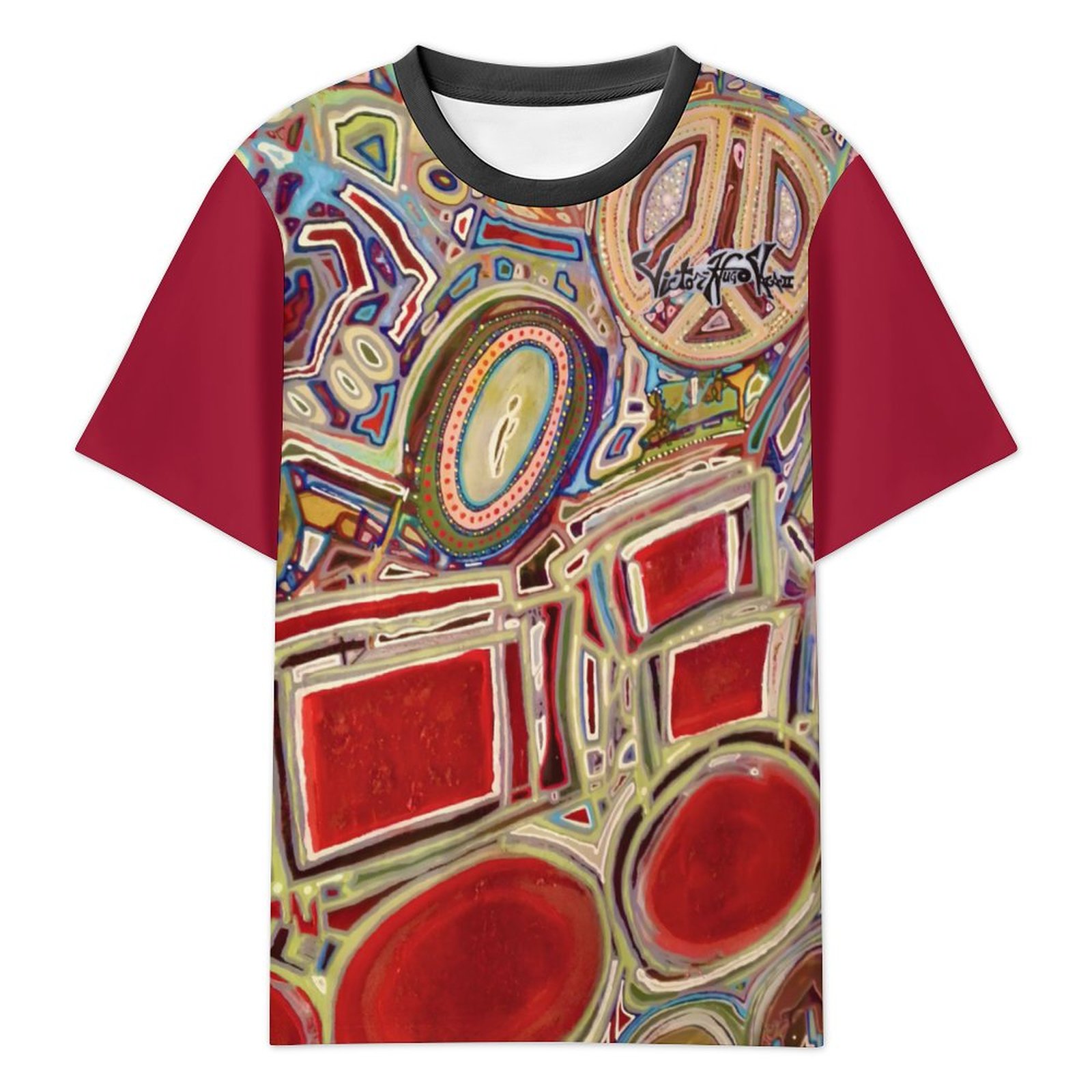 "Red Dream" Men's Casual T-Shirt - Image 2