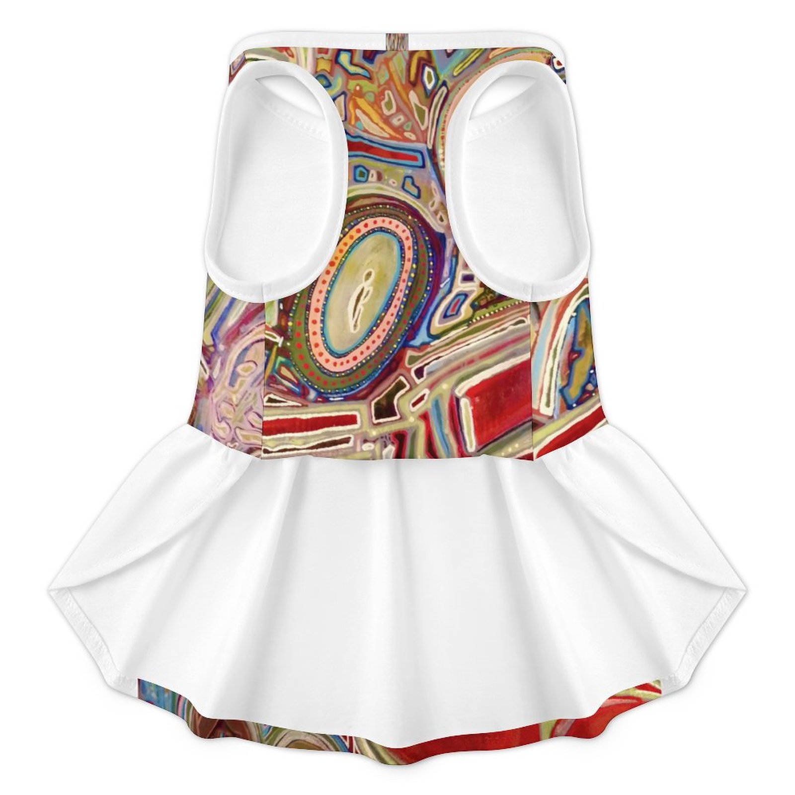 "Red Dream" Pet Ruffle Dress - Image 5