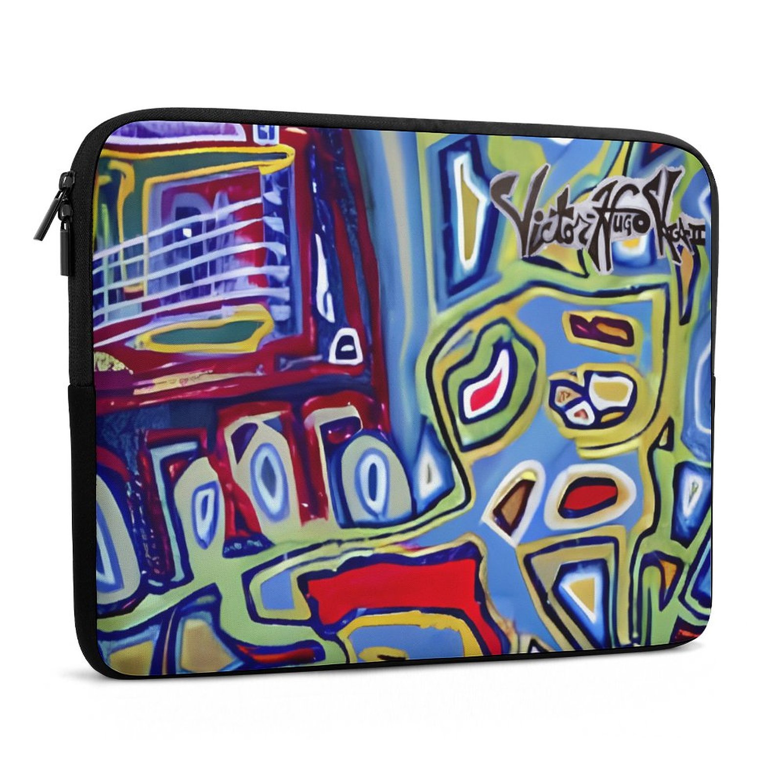 "Green Mosaic" Laptop Case - Image 4