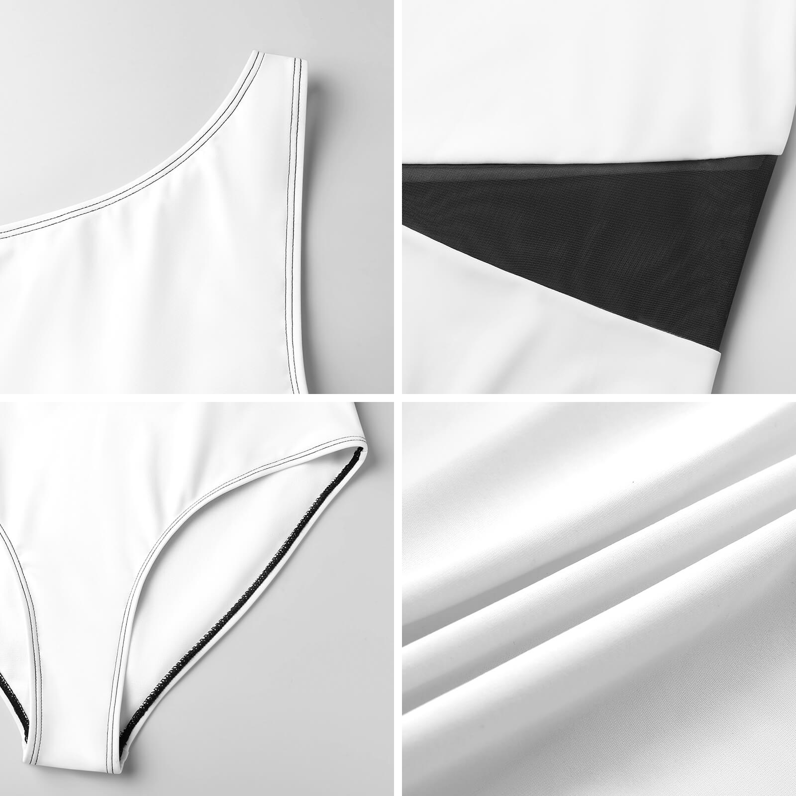 "Flamenco" Mesh One-Piece Swimsuit - Image 8