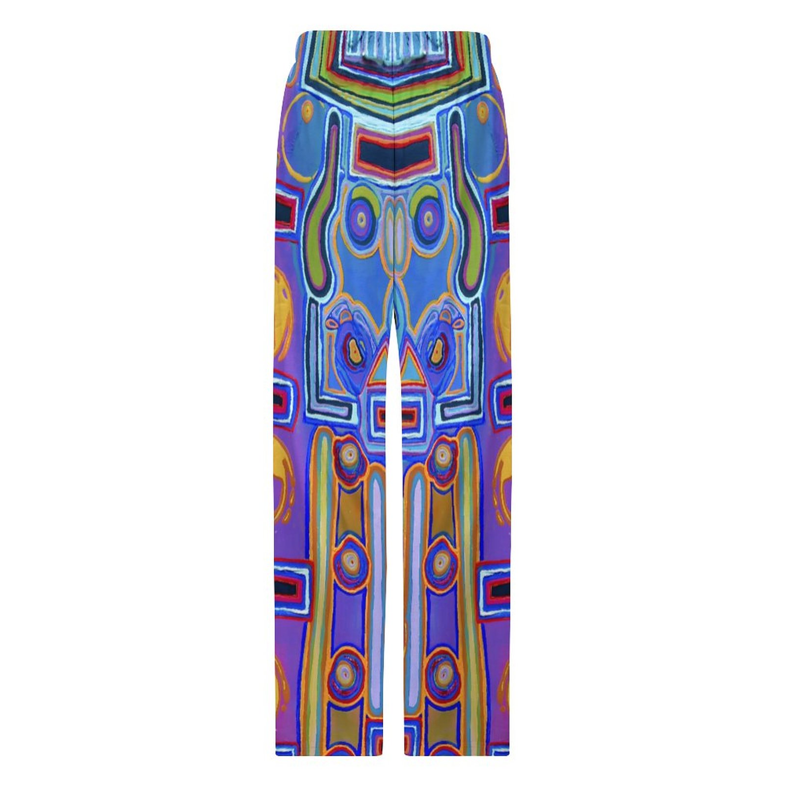 "Lavender Dream" Cotton Loose Lounge wear Pants for Men - Image 3