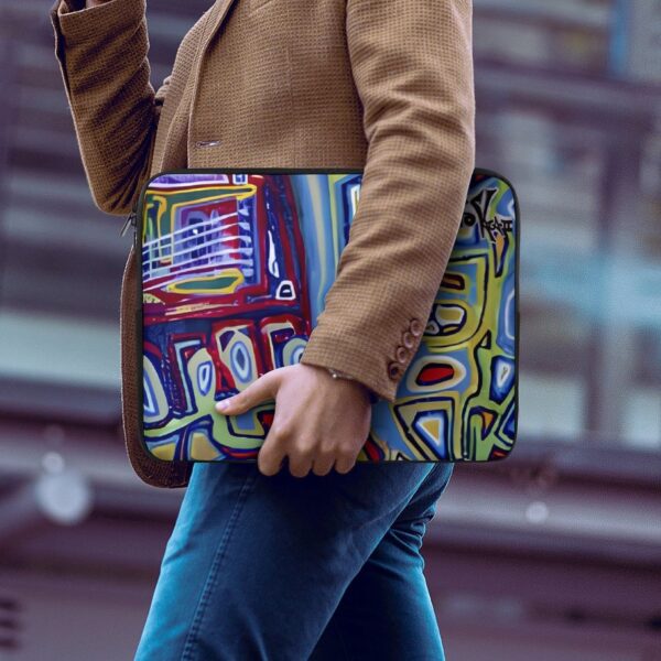 "Green Mosaic" Laptop Case